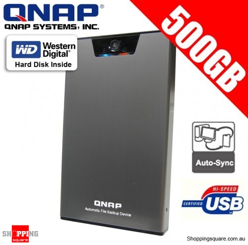 Qnap Qback-25S 2.5" 500GB External Hard Disk Drive