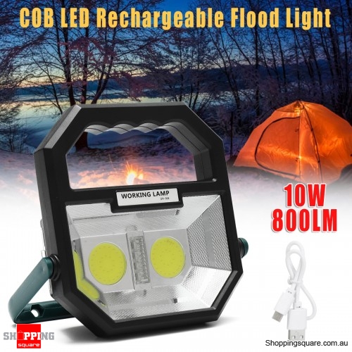 Rechargeable Lightweight 800LM COB LED USB Flood Work Light Spot Lamp