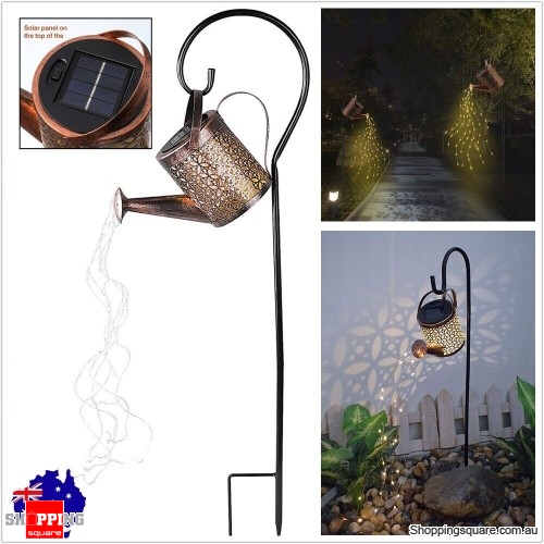 Garden Waterfall Lights, Watering Lamp, Outdoor Ornaments, Light String