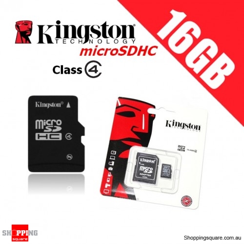 Kingston Microsdhc 16gb Class 4 With Adapter Micro Sd Sdhc Tf Memory Card Online Shopping 7643