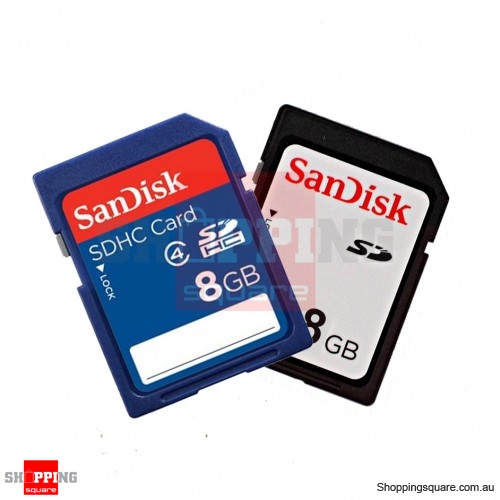 SanDisk 8GB SDHC SDXC SD Memory Card Flash Memory Class 4 Online