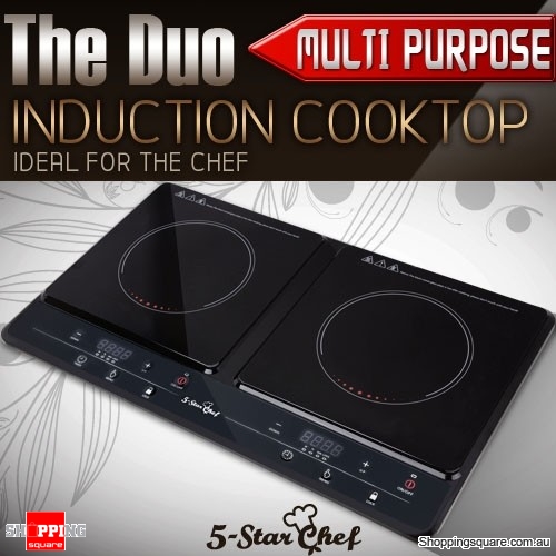 5 Star Chef Multi Purpose Portable Induction Duo Cooker Cooktop