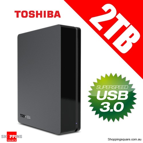 Toshiba Canvio 2tb Usb 3 0 3 5 External Hard Disk Drive Black