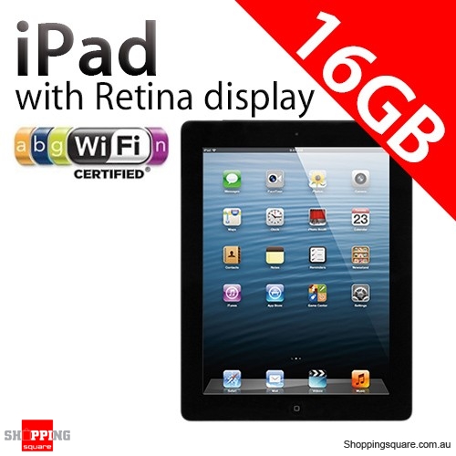 Apple Ipad With Retina Display 4th Gen 16gb Wifi Black Ipad 4 Online