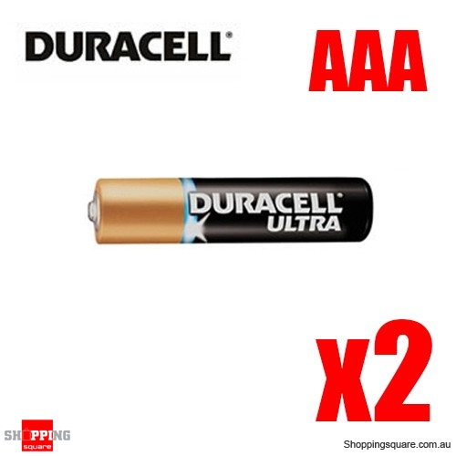 Duracell Ultra Alkaline Batteries - AAA x 2pcs - Online Shopping