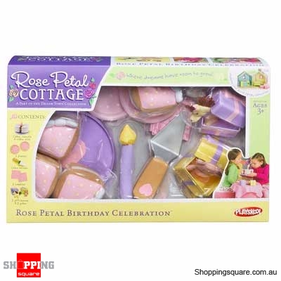 Playskool Dream Town Rose Petal Cottage Birthday Celebration