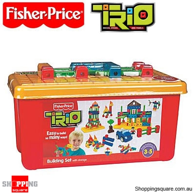 trio fisher price building set