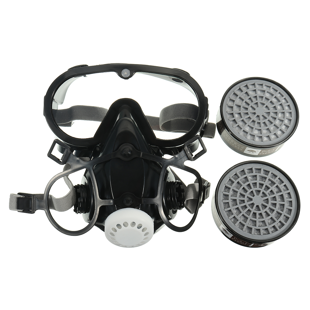 Respirator Gas Mask Chemical AntiDust Filter Military Eye Goggle