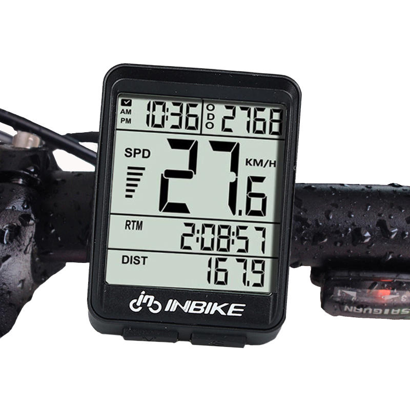 Backlight Bicycle Computer Waterproof Wireless LCD Odometer Speedometer