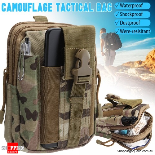 Waterproof Nylon Military Tactical Molle Waist Pack Utility Pouch ...