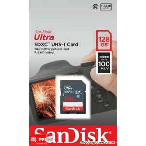 SanDisk Ultra 128GB SD SDXC UHS-I Class 10 Memory Card 100MB/s