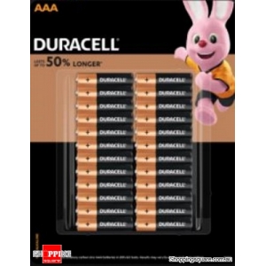 30 X Duracell AAA Alkaline Batteries