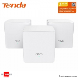 Tenda Nova MW5s AC1200 Whole Home Mesh WiFi System (Pack of 3)