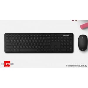 Microsoft Bluetooth Desktop Wireless Keyboard and Mouse Bundle - Black