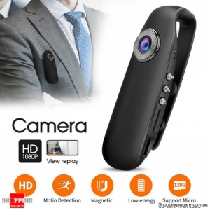 Mini Body Camera HD 1080P Wireless Portable With Clip Wearable Video Recorder