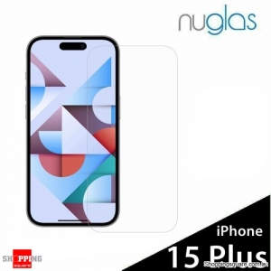 2x NUGLAS 2.5D Clear Tempered Glass Screen Protector for iPhone 15 Plus / 15 Pro Max / 16 Plus