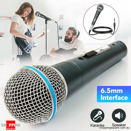 6.5mm Professional Dynamic Vocal Microphone Karaoke Speaker Wired Mic