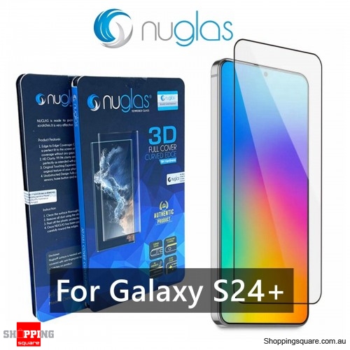 NUGLAS 3D Tempered Glass Screen Protector for Samsung Galaxy S24 Plus