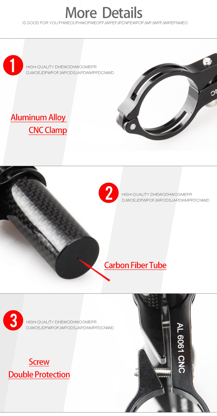 trifox carbon integrated riser bar