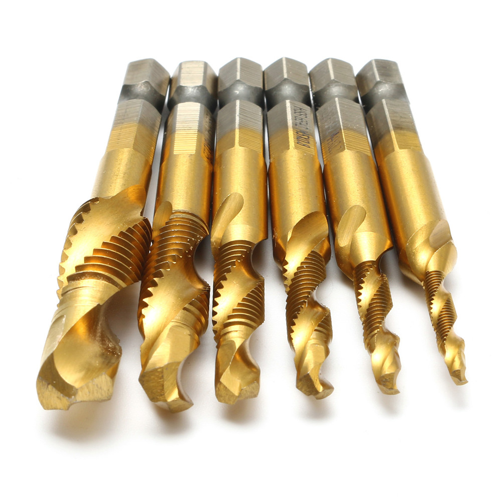 6pcs-m3-m10-combination-drill-tap-bit-set-titanium-coated-deburr