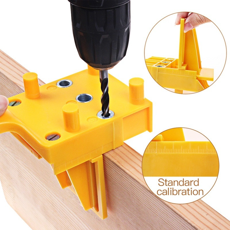 Handheld Dowel Jig ABS Plastic Woodworking Jig Pocket Hole Jig - Online ...