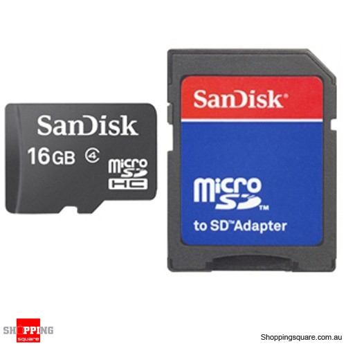 16GB Sandisk Transflash/ MicroSD Card with Adaptor - Online Shopping ...