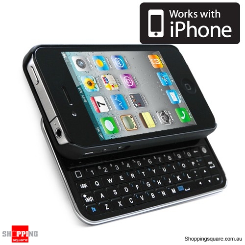 iPhone 4 Bluetooth Slide Keyboard Case Black - Online Shopping ...