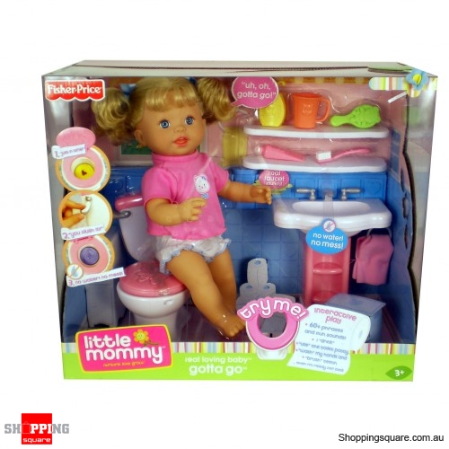 Fisher-Price Little Mommy Gotta Go Talking Doll - Online Shopping ...