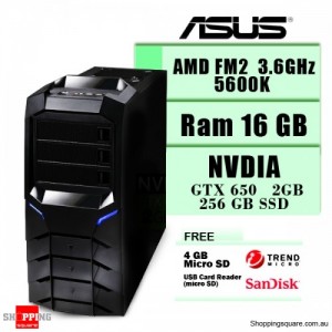 AMD Real Gaming Computer - 5600K Quad-Core Black Edition