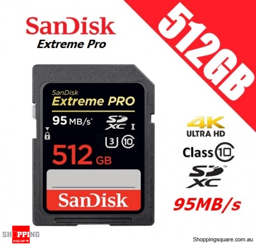 Карта памяти sandisk extreme pro sdhc uhs class 3 v30 95mb s 32gb