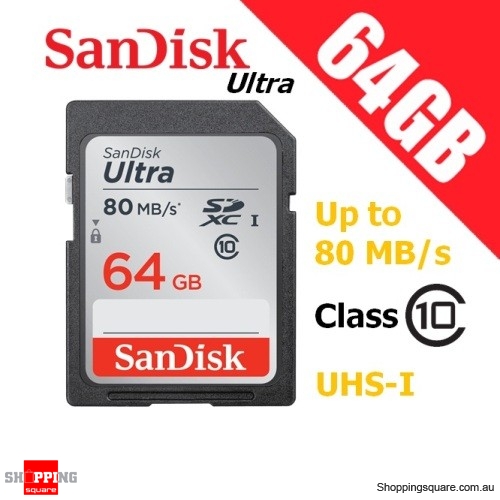 Карта памяти sandisk ultra sdxc 64 гб