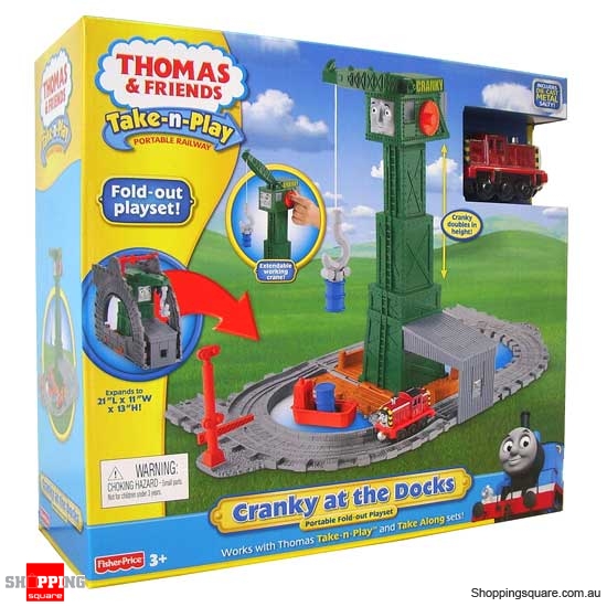 FISHER PRICE Thomas & Friends Take-n-Play: Cranky at the Docks - Online ...