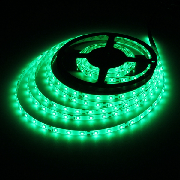 5m 24w Dc12v 300 Smd 2835 Waterproof Led Flexible Strip Light Green