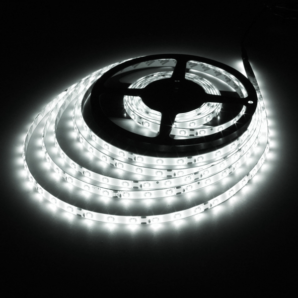 5M 24W DC12V 300 SMD 2835 Waterproof LED Flexible Strip light RGB ...