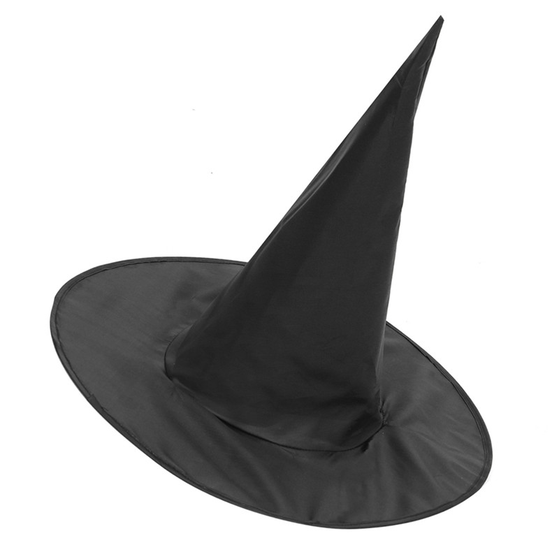 Halloween Witch Black Pointy Hat Men Women Kids Cosplay Costumes ...