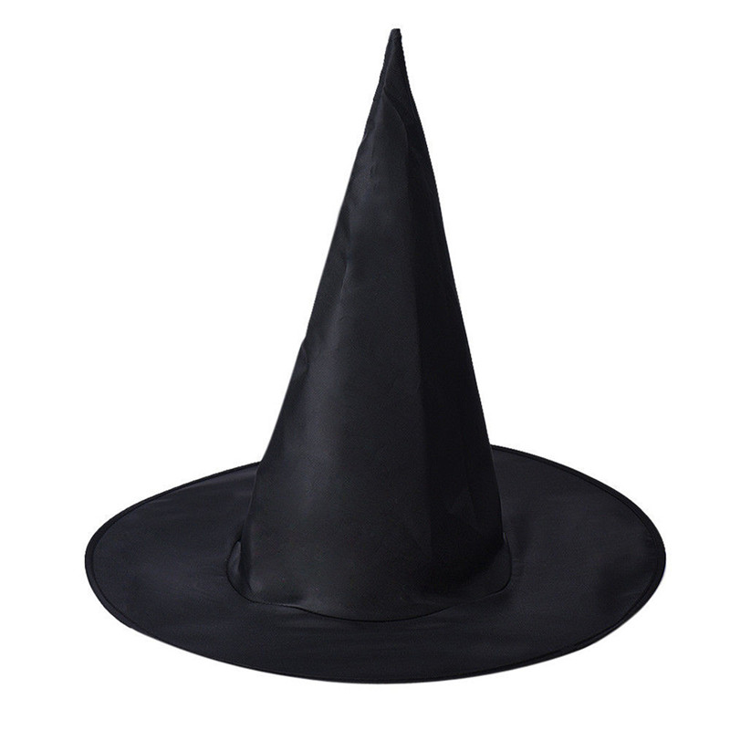 Halloween Witch Black Pointy Hat Men Women Kids Cosplay Costumes ...