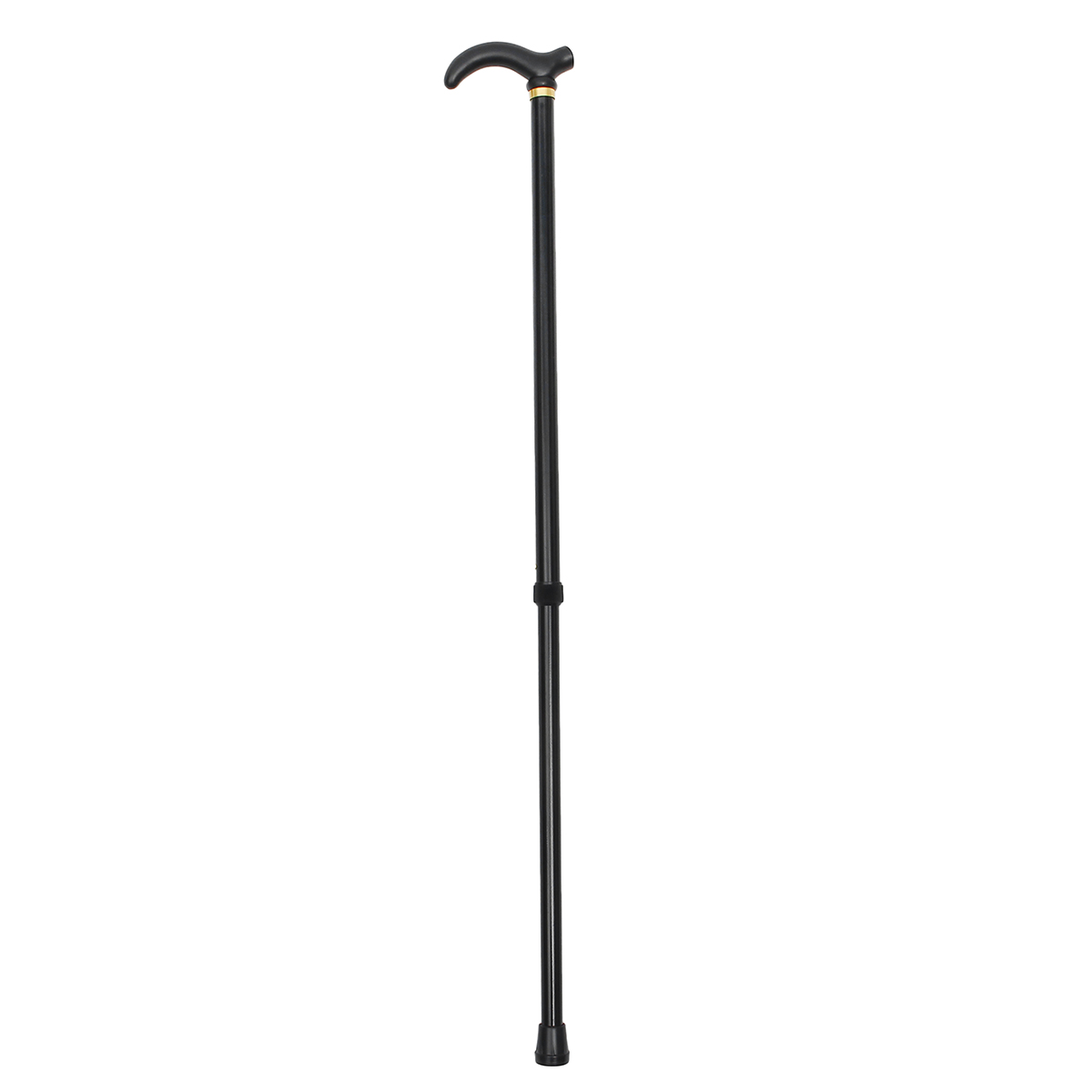 7590CM Metal Adjustable Walking Hiking Stick Travel Folding Cane Pole