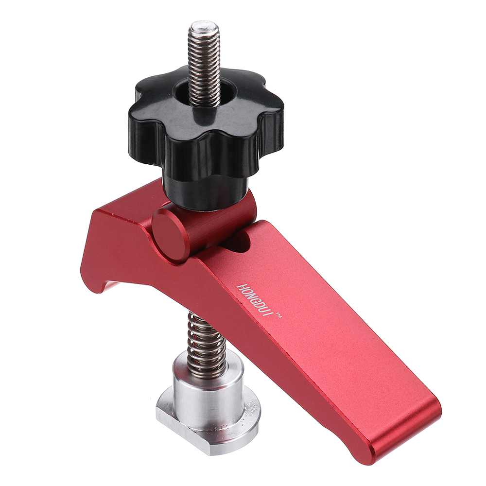 Aluminum Alloy Quick Acting Hold Down Clamp T-Slot T-Track Clamp Set ...