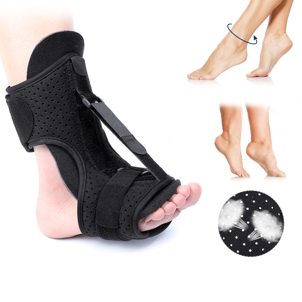 Adjustable Plantar Support Elastic Foot Splint Protector Orthotic Foot ...