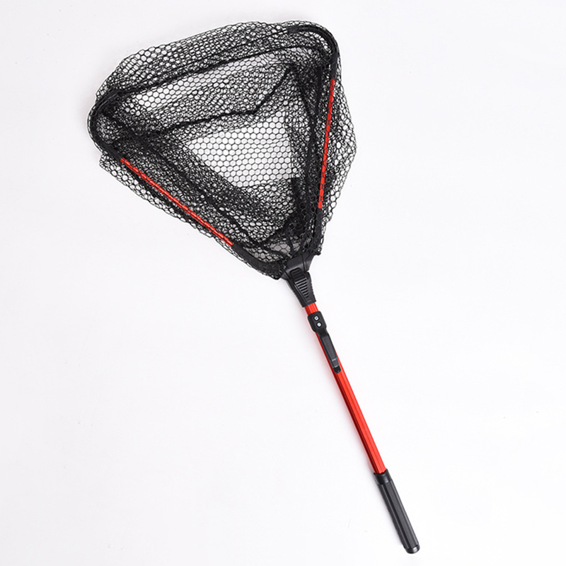 LEO Retractable Folding Fishing Net Freshwater Fishing Scoop Net ...