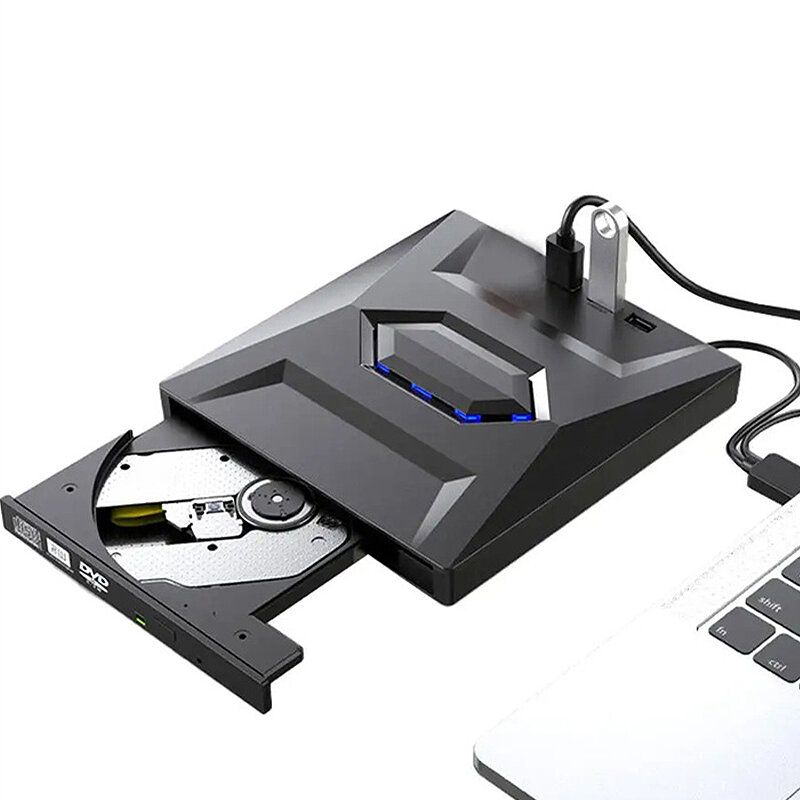 USB 3.0 Type-C External CD DVD RW Optical Drive DVD Burner DVD Writer Super Drive for Laptop Notebook