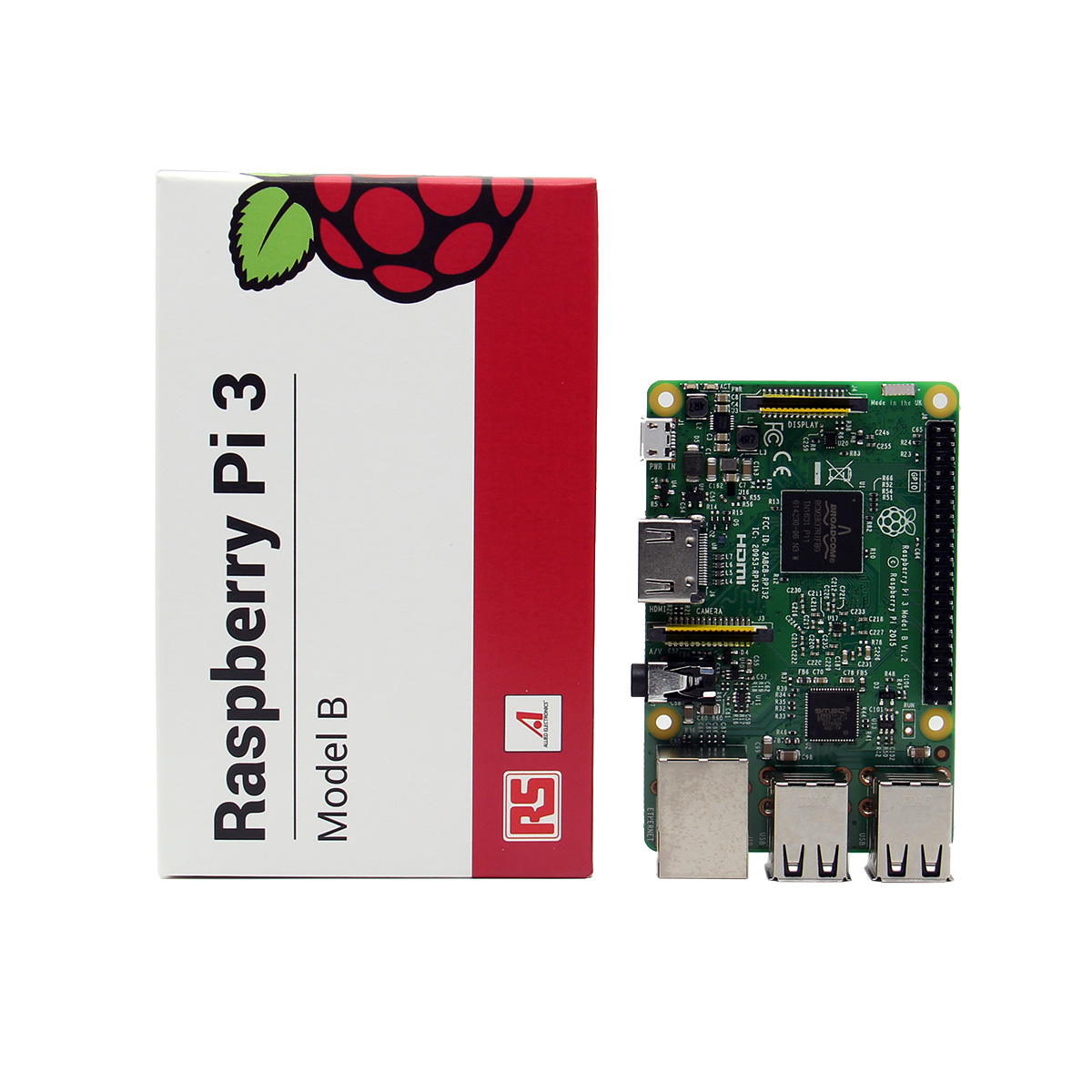 Raspberry Pi 3 Model B Arm Cortex A53 Cpu 12ghz 64 Bit Quad Core 1gb Ram 10 Times Online 9509