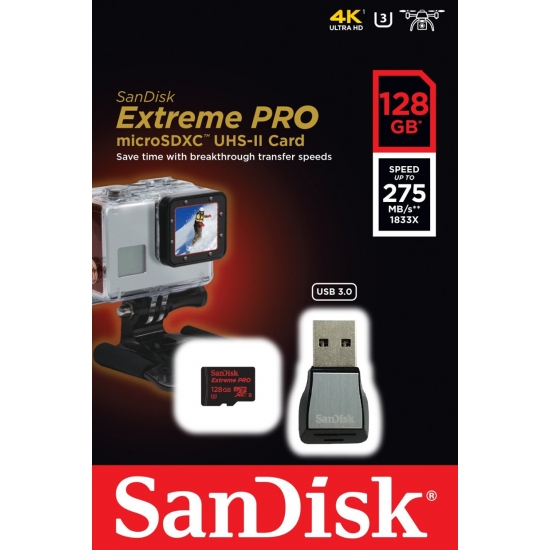 Карта памяти sandisk 128gb microsdxc